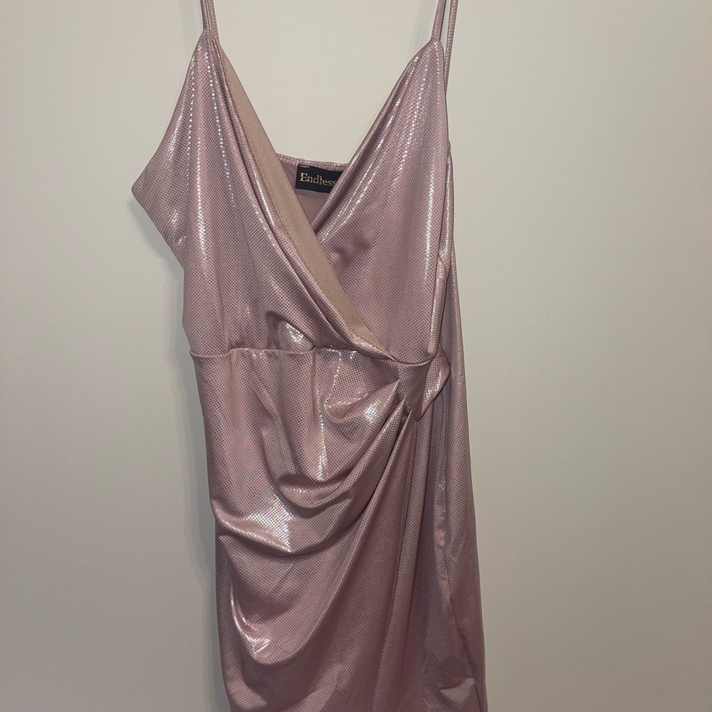 Pink party dress